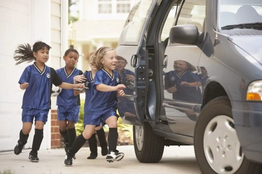 Loading kids into car 1 | Rational Motoring