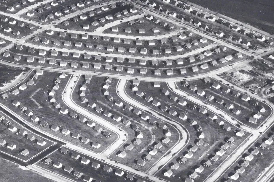 Levittown, NY. The model for American Car-centric suburbia