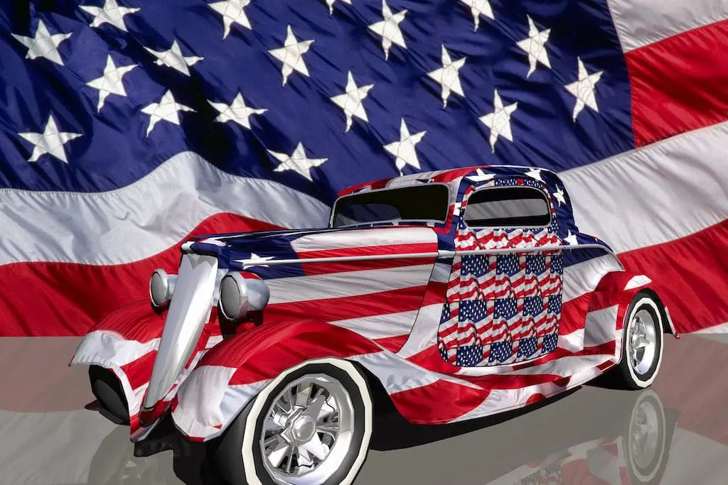 American Flag Car | Rational Motoring
