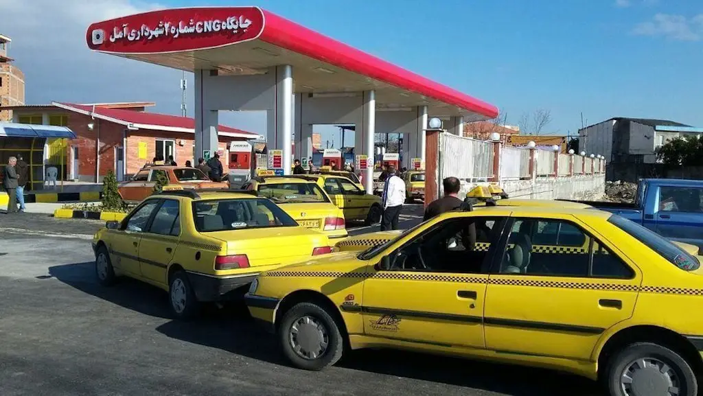 natural gas cars taxi iran