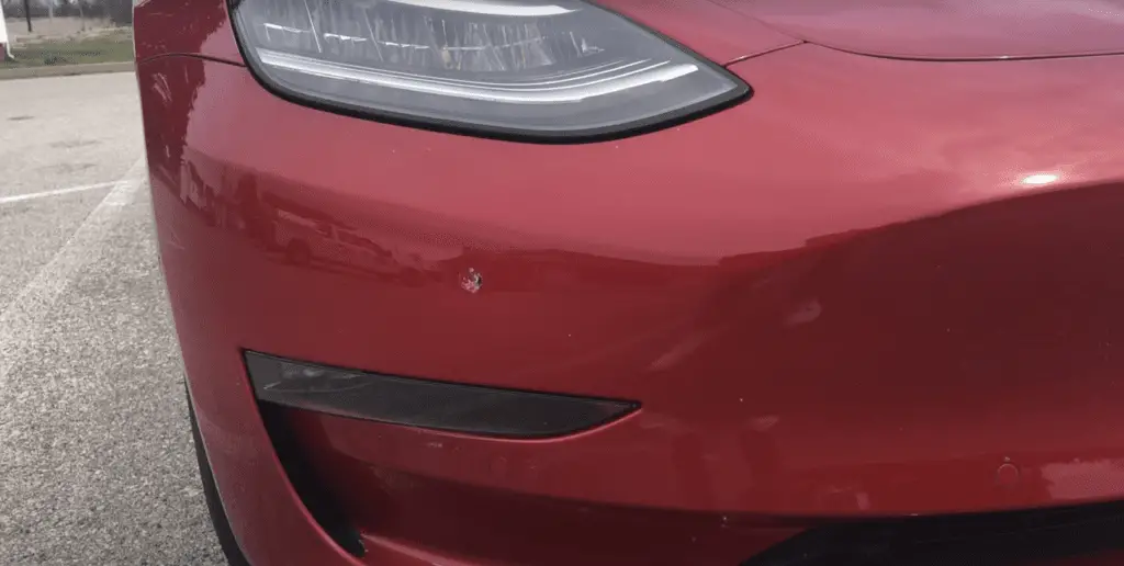 Chipped Bumper Model 3 Tesla | Rational Motoring