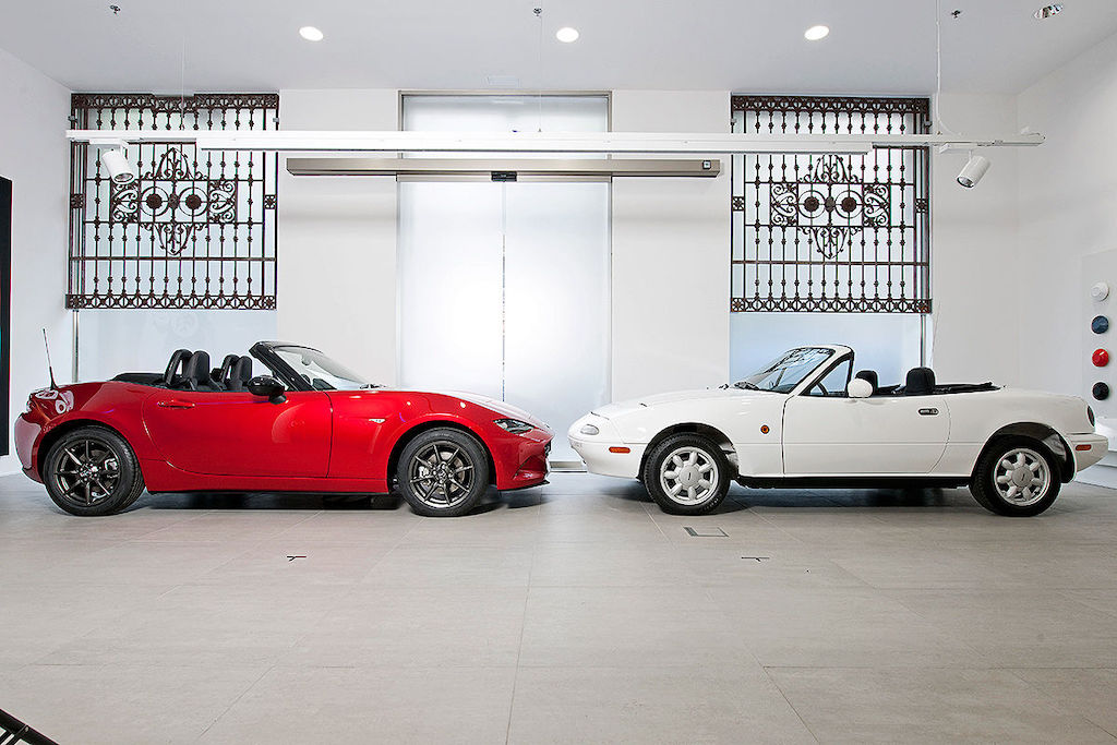 other cars have grown in size. the MX-5 did as well, but Mazda stopped that and reverted to original size for the current model.